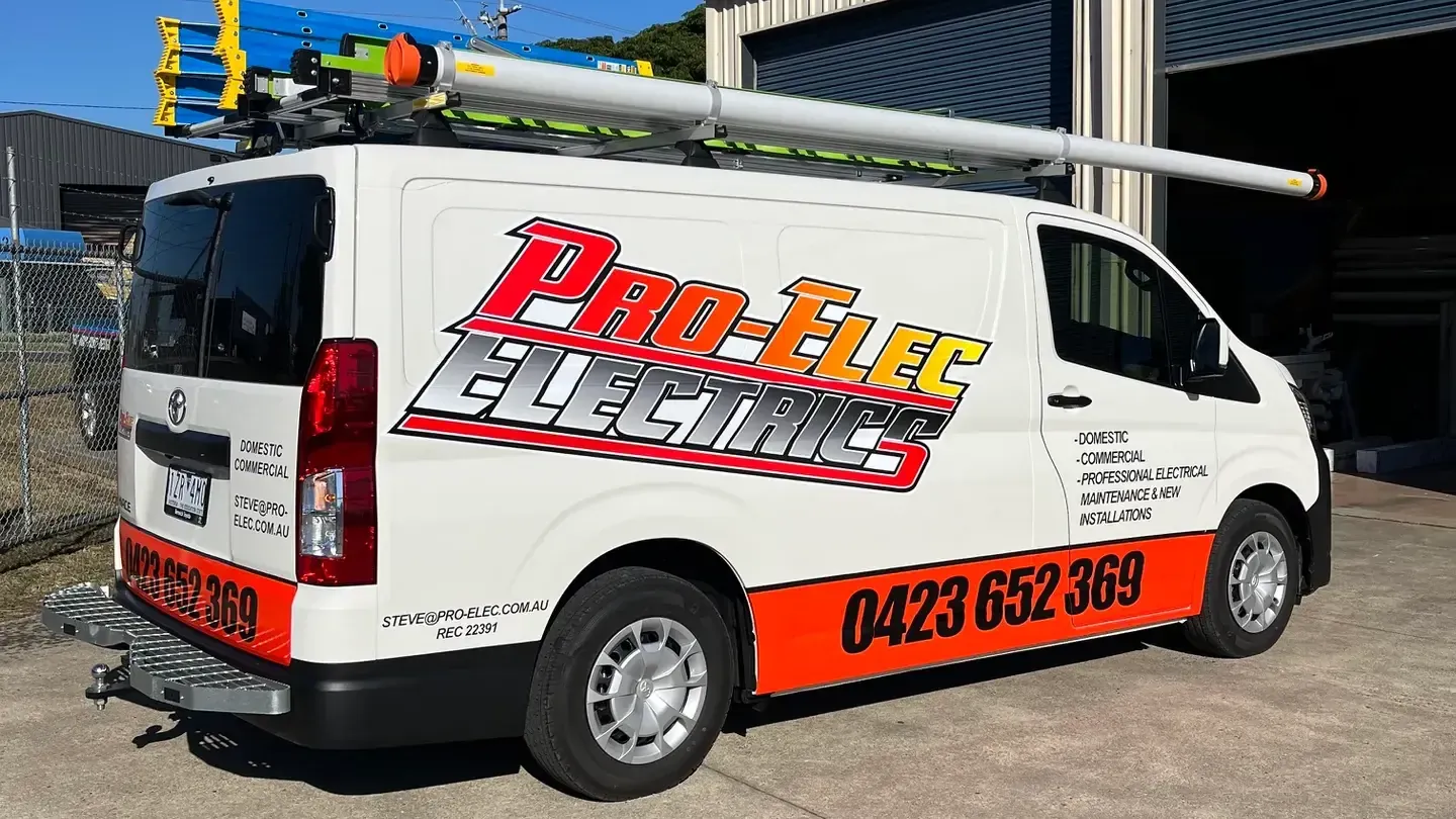 The Pro-Elec Electrics service van